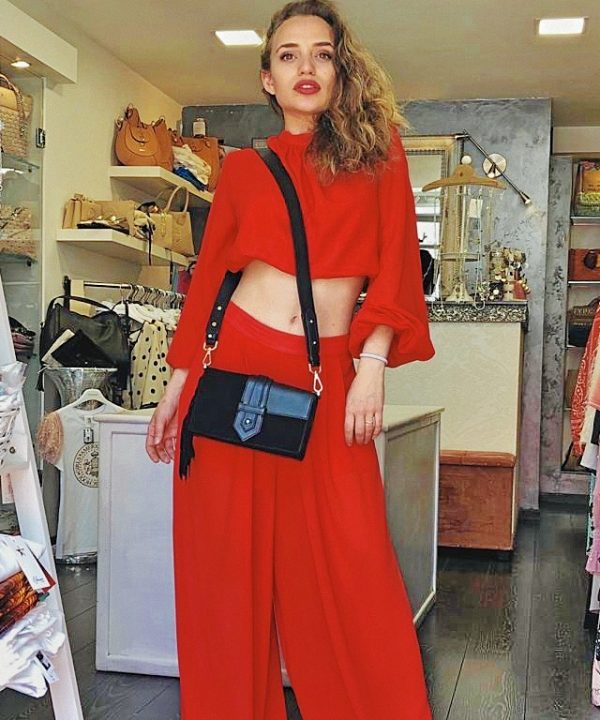 GIULIA NATI COUTURE PANTAPALAZZO ROSSO - Vizi \u0026 Capricci