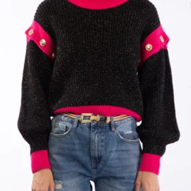 LE VOLIERE MAGLIONCINO CON MANICHE REMOVIBILI