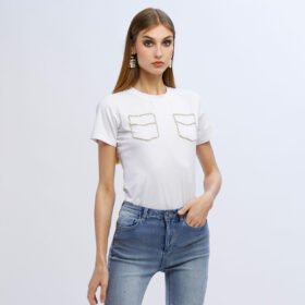 T-SHIRT CON STRASS