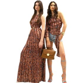 ABITO LUNGO ANIMALIER