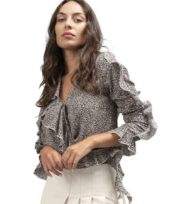 BLUSA STAMPA MICROANIMALIER