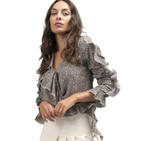 BLUSA STAMPA MICROANIMALIER