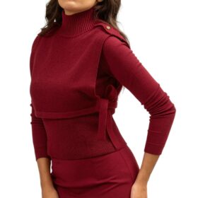 MAGLIA CON GILET STACCABILE