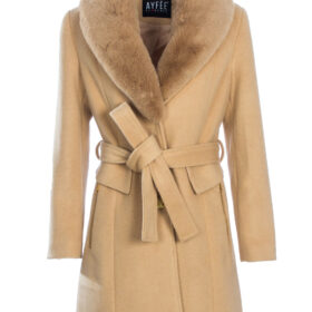 CAPPOTTO CON COLLO PELLICCIA