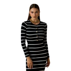 NO SECRETS CARDIGAN A RIGHE