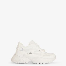 GAELLE SNEACKER MESH BIANCHE
